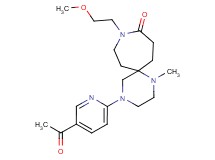 4-(5-acetylpyridin-2-yl)-9-(2-methoxyethyl)-1-methyl-1,4,9-triazaspiro[5.6]dodecan-10-one