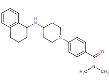 N,N-dimethyl-4-[4-(1,2,3,4-tetrahydro-1-naphthalenylamino)-1-piperidinyl]benzamide