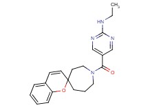 N-ethyl-5-(1H-spiro[azepane-4,2'-chromen]-1-ylcarbonyl)pyrimidin-2-amine