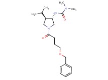 N'-{(3S*,4R*)-1-[4-(benzyloxy)butanoyl]-4-isopropylpyrrolidin-3-yl}-N,N-dimethylurea