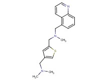 ({4-[(dimethylamino)methyl]-2-thienyl}methyl)methyl(5-quinolinylmethyl)amine