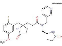3-[2-(2-fluoro-5-methoxybenzyl)-5-oxo-2-pyrrolidinyl]-N-{[(2S)-5-oxo-2-pyrrolidinyl]methyl}-N-(3-pyridinylmethyl)propanamide