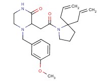 3-[2-(2,2-diallyl-1-pyrrolidinyl)-2-oxoethyl]-4-(3-methoxybenzyl)-2-piperazinone