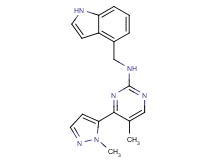 N-(1H-indol-4-ylmethyl)-5-methyl-4-(1-methyl-1H-pyrazol-5-yl)pyrimidin-2-amine