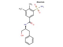 3-(aminosulfonyl)-N-[(1S)-1-benzyl-2-hydroxyethyl]-4,5-dimethylbenzamide