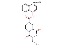 1-naphthyl (7S,9aR)-7-ethyl-6,9-dioxooctahydro-2H-pyrazino[1,2-a]pyrazine-2-carboxylate
