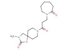 3-methyl-8-[3-(2-oxoazepan-1-yl)propanoyl]-1-oxa-3,8-diazaspiro[4.5]decan-2-one