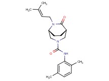 (1S*,5R*)-N-(2,5-dimethylphenyl)-6-(3-methyl-2-buten-1-yl)-7-oxo-3,6-diazabicyclo[3.2.2]nonane-3-carboxamide