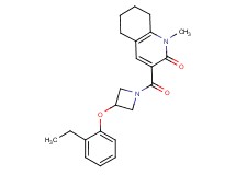 3-{[3-(2-ethylphenoxy)azetidin-1-yl]carbonyl}-1-methyl-5,6,7,8-tetrahydroquinolin-2(1H)-one