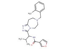 N-{2-methyl-1-[7-(2-methylbenzyl)-6,7,8,9-tetrahydro-5H-[1,2,4]triazolo[4,3-d][1,4]diazepin-3-yl]propyl}-3-furamide