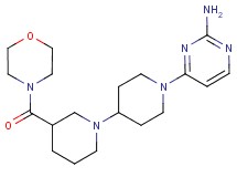 4-[3-(morpholin-4-ylcarbonyl)-1,4'-bipiperidin-1'-yl]pyrimidin-2-amine
