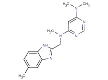 N,N,N'-trimethyl-N'-[(5-methyl-1H-benzimidazol-2-yl)methyl]pyrimidine-4,6-diamine