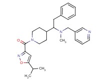 (1-{1-[(5-isopropyl-3-isoxazolyl)carbonyl]-4-piperidinyl}-2-phenylethyl)methyl(3-pyridinylmethyl)amine