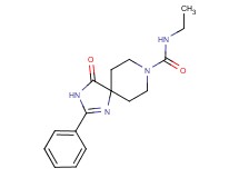 N-ethyl-4-oxo-2-phenyl-1,3,8-triazaspiro[4.5]dec-1-ene-8-carboxamide