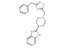 2-{1-[(3-benzyl-1,2,4-oxadiazol-5-yl)methyl]-4-piperidinyl}-1H-benzimidazole