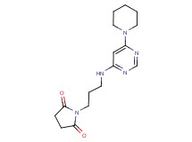 1-{3-[(6-piperidin-1-ylpyrimidin-4-yl)amino]propyl}pyrrolidine-2,5-dione
