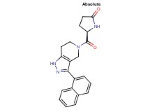 (5R)-5-{[3-(1-naphthyl)-1,4,6,7-tetrahydro-5H-pyrazolo[4,3-c]pyridin-5-yl]carbonyl}pyrrolidin-2-one