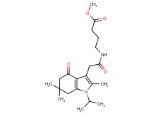 methyl 4-{[(1-isopropyl-2,6,6-trimethyl-4-oxo-4,5,6,7-tetrahydro-1H-indol-3-yl)acetyl]amino}butanoate