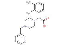 (2,3-dimethylphenyl)[4-(pyridin-3-ylmethyl)piperazin-1-yl]acetic acid