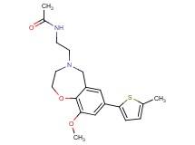 N-{2-[9-methoxy-7-(5-methyl-2-thienyl)-2,3-dihydro-1,4-benzoxazepin-4(5H)-yl]ethyl}acetamide