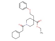ethyl 1-(1-cyclohexen-1-ylacetyl)-4-(2-phenoxyethyl)-4-piperidinecarboxylate