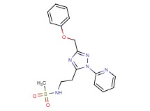 N-{2-[3-(phenoxymethyl)-1-pyridin-2-yl-1H-1,2,4-triazol-5-yl]ethyl}methanesulfonamide