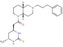 (4R*,6S*)-4-methyl-6-{2-oxo-2-[(4aR*,8aS*)-6-(3-phenylpropyl)octahydro-1,6-naphthyridin-1(2H)-yl]ethyl}tetrahydro-2(1H)-pyrimidinethione