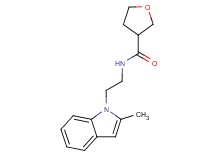 N-[2-(2-methyl-1H-indol-1-yl)ethyl]tetrahydrofuran-3-carboxamide