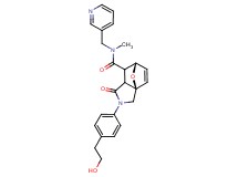 (3aR*,6S*)-2-[4-(2-hydroxyethyl)phenyl]-N-methyl-1-oxo-N-(pyridin-3-ylmethyl)-1,2,3,6,7,7a-hexahydro-3a,6-epoxyisoindole-7-carboxamide