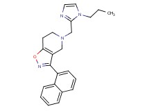 3-(1-naphthyl)-5-[(1-propyl-1H-imidazol-2-yl)methyl]-4,5,6,7-tetrahydroisoxazolo[4,5-c]pyridine