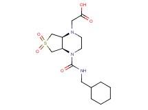 [(4aR*,7aS*)-4-{[(cyclohexylmethyl)amino]carbonyl}-6,6-dioxidohexahydrothieno[3,4-b]pyrazin-1(2H)-yl]acetic acid