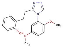 2-{2-[4-(2,5-dimethoxyphenyl)-4H-1,2,4-triazol-3-yl]ethyl}phenol