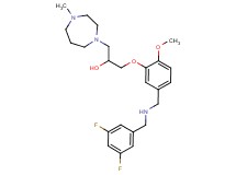 1-(5-{[(3,5-difluorobenzyl)amino]methyl}-2-methoxyphenoxy)-3-(4-methyl-1,4-diazepan-1-yl)-2-propanol dihydrochloride