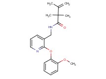 N-{[2-(2-methoxyphenoxy)pyridin-3-yl]methyl}-2,2,3-trimethylbut-3-enamide