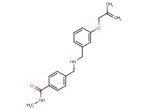 N-methyl-4-[({3-[(2-methylprop-2-en-1-yl)oxy]benzyl}amino)methyl]benzamide