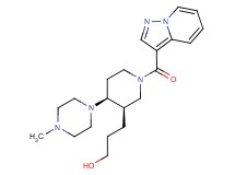3-[(3R*,4S*)-4-(4-methylpiperazin-1-yl)-1-(pyrazolo[1,5-a]pyridin-3-ylcarbonyl)piperidin-3-yl]propan-1-ol