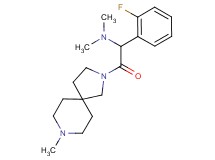 1-(2-fluorophenyl)-N,N-dimethyl-2-(8-methyl-2,8-diazaspiro[4.5]dec-2-yl)-2-oxoethanamine