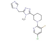 5-chloro-3-fluoro-2-{3-[5-(1H-imidazol-1-ylmethyl)-4-methyl-4H-1,2,4-triazol-3-yl]piperidin-1-yl}pyridine