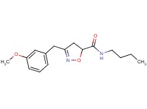 N-butyl-3-(3-methoxybenzyl)-4,5-dihydro-5-isoxazolecarboxamide