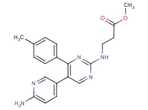 methyl 3-{[5-(6-aminopyridin-3-yl)-4-(4-methylphenyl)pyrimidin-2-yl]amino}propanoate