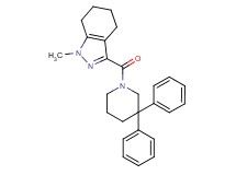3-[(3,3-diphenylpiperidin-1-yl)carbonyl]-1-methyl-4,5,6,7-tetrahydro-1H-indazole