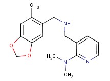 N,N-dimethyl-3-({[(6-methyl-1,3-benzodioxol-5-yl)methyl]amino}methyl)-2-pyridinamine