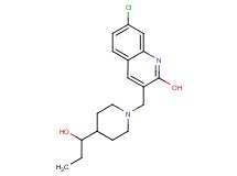 7-chloro-3-{[4-(1-hydroxypropyl)-1-piperidinyl]methyl}-2-quinolinol