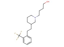 4-(3-{2-[2-(trifluoromethyl)phenyl]ethyl}-1-piperidinyl)-1-butanol
