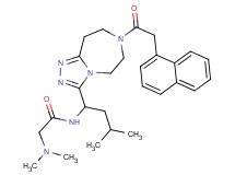 N~2~,N~2~-dimethyl-N~1~-{3-methyl-1-[7-(1-naphthylacetyl)-6,7,8,9-tetrahydro-5H-[1,2,4]triazolo[4,3-d][1,4]diazepin-3-yl]butyl}glycinamide