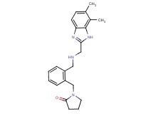 1-[2-({[(6,7-dimethyl-1H-benzimidazol-2-yl)methyl]amino}methyl)benzyl]pyrrolidin-2-one