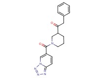 2-phenyl-1-[1-(tetrazolo[1,5-a]pyridin-6-ylcarbonyl)-3-piperidinyl]ethanone