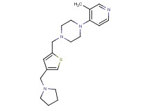 1-(3-methylpyridin-4-yl)-4-{[4-(pyrrolidin-1-ylmethyl)-2-thienyl]methyl}piperazine