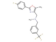 1-[2-(4-fluorophenyl)-5-methyl-1,3-oxazol-4-yl]-N-methyl-N-[3-(trifluoromethyl)benzyl]methanamine