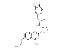 N-(2,1,3-benzothiadiazol-5-ylmethyl)-1-(6-ethoxy-4-methyl-2-quinazolinyl)-N-methylprolinamide